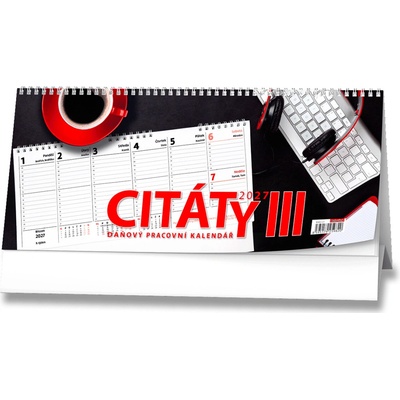 Stolní Pracovní CITÁTY III 2027