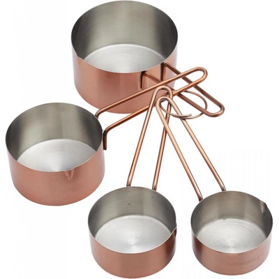 Kitchen Craft Odměrky MasterClass - set 4 ks, měděná barva, kov