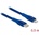 Delock Кабел за данни и зареждане USB Type-C - Lightning за iPhone , iPad и iPod син 0, 5 m MF