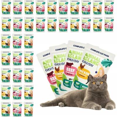 Animal Island hovězí a kuřecí 40 x 85 g