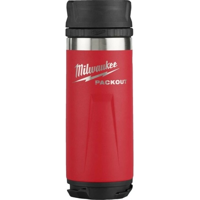 Milwaukee termoláhev s uchem PACKOUT 532 ml s víčkem červená