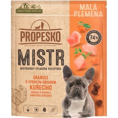 Propesko Mistr MINI granuly s čerstvým kuracím 1,5 kg
