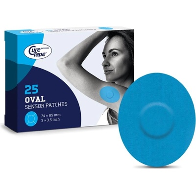 CureTape Sensor Patches Classic ochranné náplasti barva Blue 25 ks