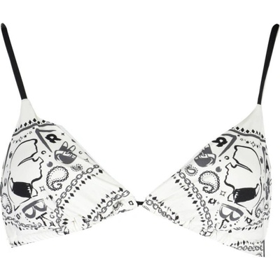 Karl Lagerfeld Beachwear perfektné dámske plavky vrchný diel biela