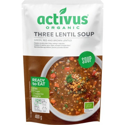 Activus BIO Polévka ze tří druhů čočky 400 g