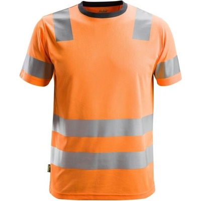 Snickers Workwear reflexní tričko AllroundWork tř. 2 Oranžová M