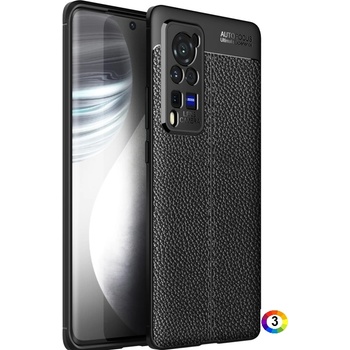 Image 1 of vivo X60 Pro Удароустойчив Litchi Skin Калъф и Протектор