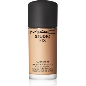 MAC Cosmetics Mini Studio Fix Fluid SPF 15 24HR Matte Foundation + Oil Control матиращ фон дьо тен SPF 15 цвят NW15 15ml