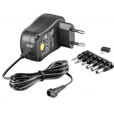 goobay Univerzální napájecí adaptér 230V 3-12V / stejnosměrný 1000mA (ppadapter-70)