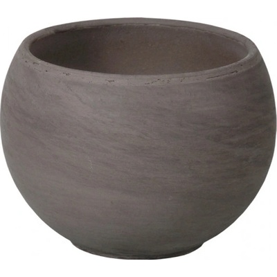 Ceramicus květináč keramický LUNA KOULE 33 x 25 cm čedičový melír