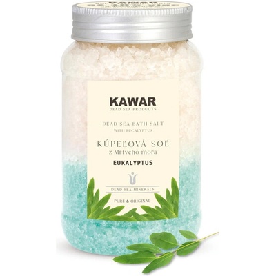 Kawar Kúpeľová soľ z Mŕtveho mora EUKALYPTUS 500 g
