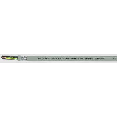 Helu F-C-PURö-JZ 21203-1000 riadiaci kábel 5 G 0.50 mm² 1000m sivá
