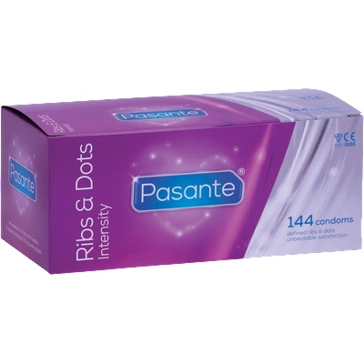 Pasante Ribs & Dots Intensity condoms 144pcs
