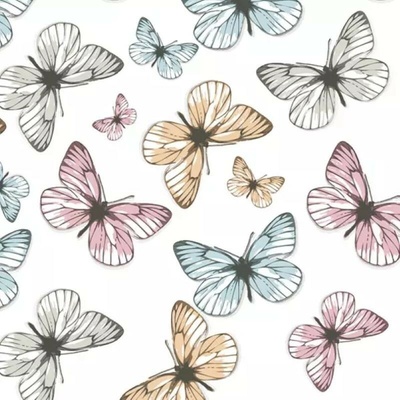 DAISY SDOG 035601 Light Butterlies servítky 3V 20ks 33x33cm