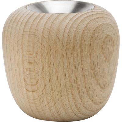 Stelton Свещник за чаена свещ ORA, 8 см, кафяв, букова дървесина, Stelton (SN1041)