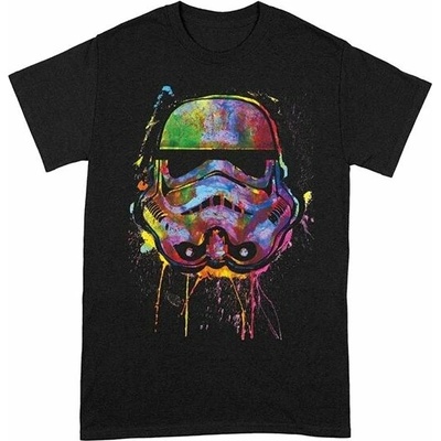 Imago tričko Star Wars Paint Splats Helmet černá