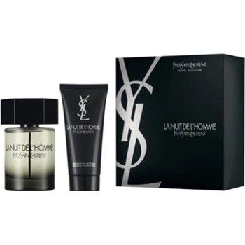 Yves Saint Laurent La Nuit De L'Homme Gift Set - EDT 100 ml + Shower Gel 50 ml за мъже