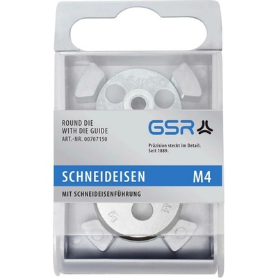 GSR 00707130 závitová čeľusť metrický M3 HSS-G 25 mm 9 mm