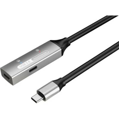 PremiumCord ku31rep20al USB-C - USB-C repeater prodlužovací M/F 5Gbps 20m