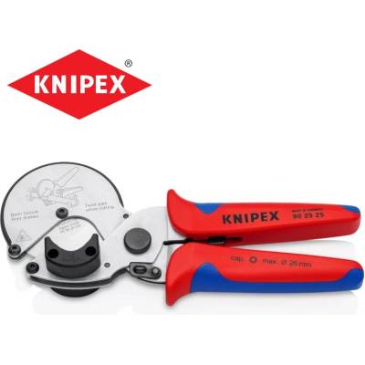 KNIPEX Клещи тръборез за пластмасови / композитни тръби / knipex 90 25 25 / (kni 902525)