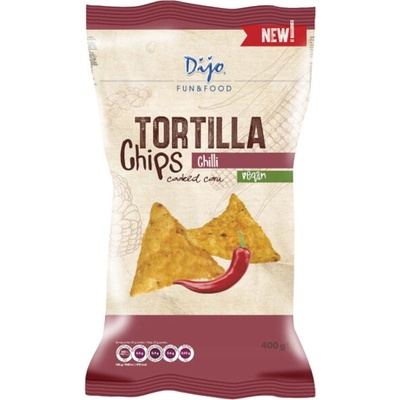 DIJO Tortilla chips Nachos CHILI 400 g