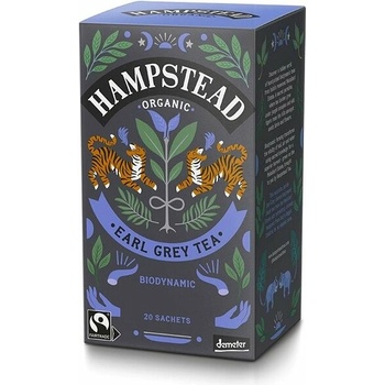 Hampstead Tea London BIO černý čaj s bergamotem Earl Grey 20 ks