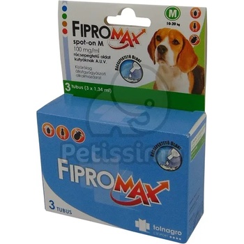 FIPROMAX Spot-On M за кучета A. U. V. 3 бр