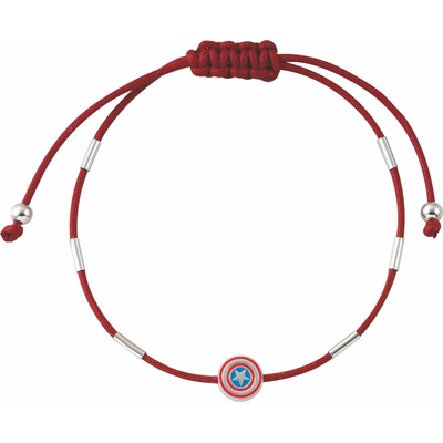 Marvel dětský náramek Captain America textilní BS00064RNRL.CS