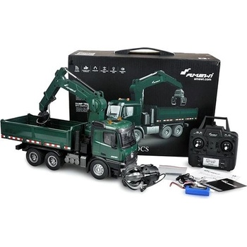 Amewi 22568 Arocs Kranwagen elektrický RC model nákladného automobilu RtR 1:14