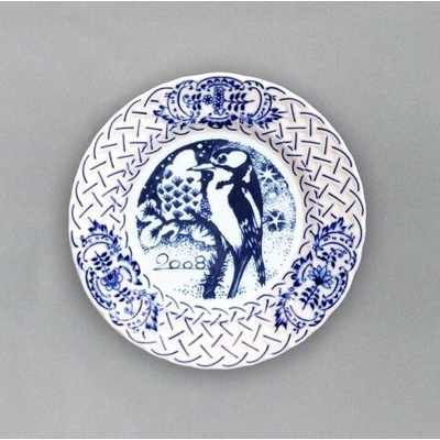 Cibulák Tanier Výročný 2008 reliéfny závesný 18cm Originálny Český Porcelán Dubí