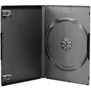  DVD-BOX 14 mm Единична черна за DVD