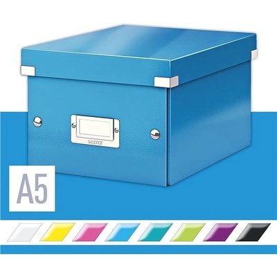 Leitz WOW Click & Store A5 22 x 16 x 28,2 cm, modrá