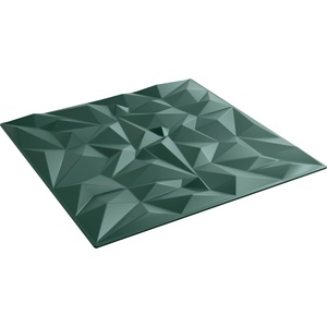 vidaXL Стенни панели 48 бр. 50 x 50 cm Аметист Зелен XPS Пяна (42046064)