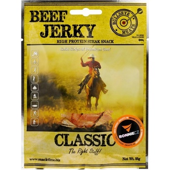 Bullseye Meats Sušené mäso Beef Jerky classic 25 g