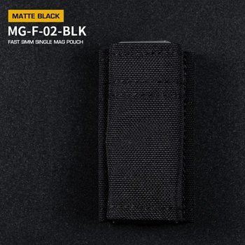 Wosport Fast type Double Molle na 9mm pistolové zásobníky černá