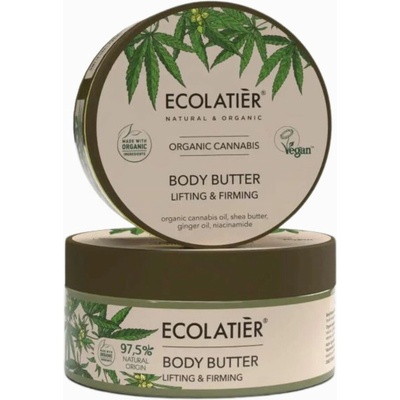 EcoLatier Organic Cannabis Zpevňující tělové máslo 200 ml