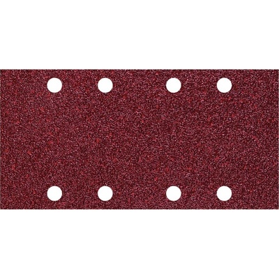 Wolfcraft 1749000 brúsny papier na suchý zips, s otvormi Zrnitosť 60 (d x š) 185 mm x 93 mm 10 ks