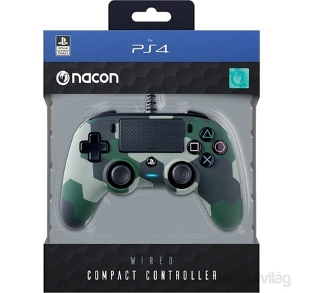 Nacon Wired Compact Controller PS4OFCPADCAMOGREEN