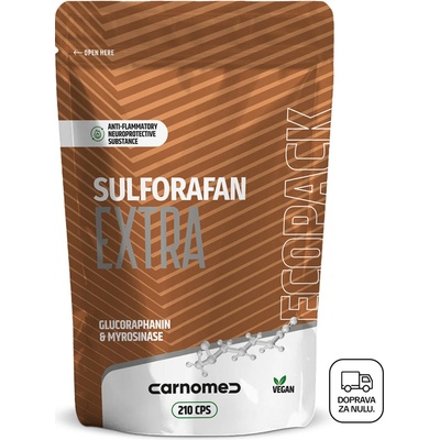 CarnoMed Sulforafan EXTRA ECOPACK 210 kapsúl