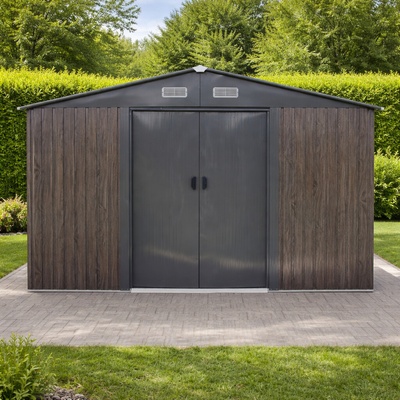 BestBerg BBSH-1113WT 342,5 x 389 x 202 cm / biele drevo/taupe