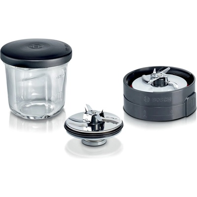 Bosch MUZ45XCG1, комплект аксесоари 3 в 1 за мелене, нарязване и съхранение, подходящ за MUM4, MUM5, MUM Series 2 и MUM Series 4 (muz45xcg1)