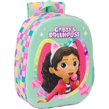 SAFTA Детска раница safta gabbys dollhouse 3d, 8.64 л