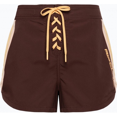 Rip Curl Block Party Hi Waist 3" plavecké šortky plum