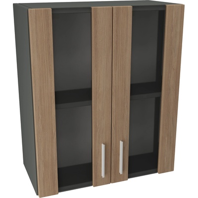 DST Кухненски модул MK-6 dst, 700/600/300, антрацид и дъб амбер