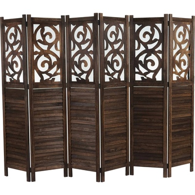 Design-Shop Paraván Shabby vintage Istambul 170 x 240 cm Hnědá