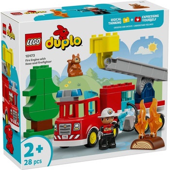 LEGO® DUPLO® - Fire Truck with Hose and Firefighter (10473)