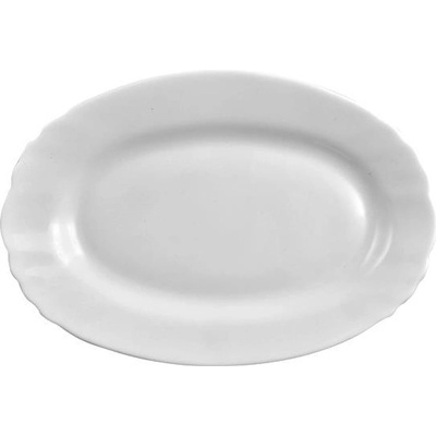 Florina Skleněný oválný servírovací tác Bormioli Rocco 22cm