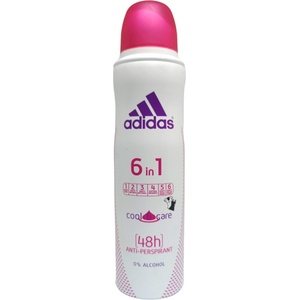 Adidas дезодорант дамски, 150мл, 48ч, 6в1 Cool & Care