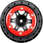 Pro-Line диск 2.2/3.0" Split Six заден H12 червено-черен (2)