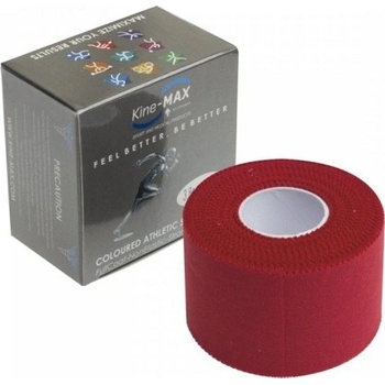 Kine-MAX neelastická tejpovacia páska Team Tape červená 3,8cm x 10m